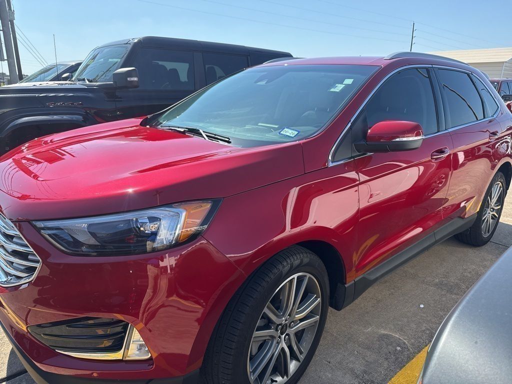 2023 Ford Edge Titanium Red at Cook Ford