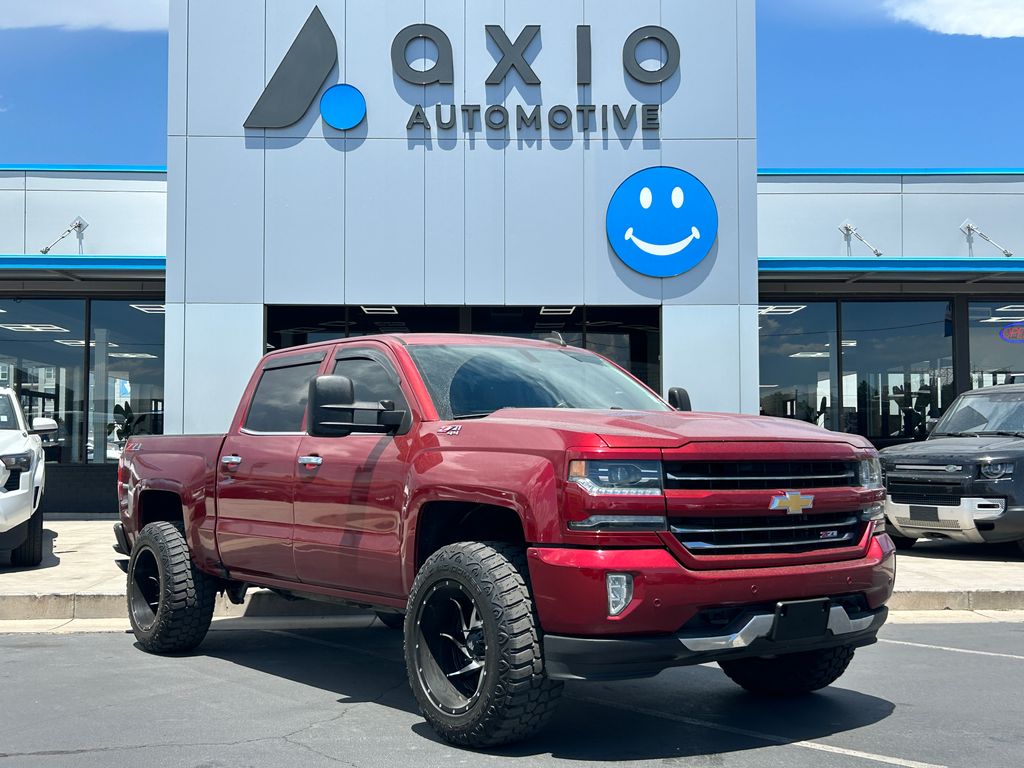 Cajun Red Tintcoat 2018 Chevrolet Silverado 1500 Pickup Truck Four-Wheel Drive 8-Speed Automatic Overdrive