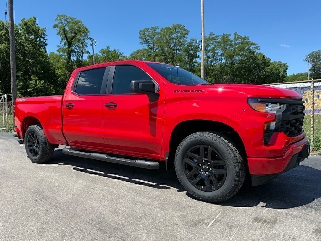 Red Hot 2025 Chevrolet Silverado 1500 Pickup Truck Four-Wheel Drive 8-Speed Automatic