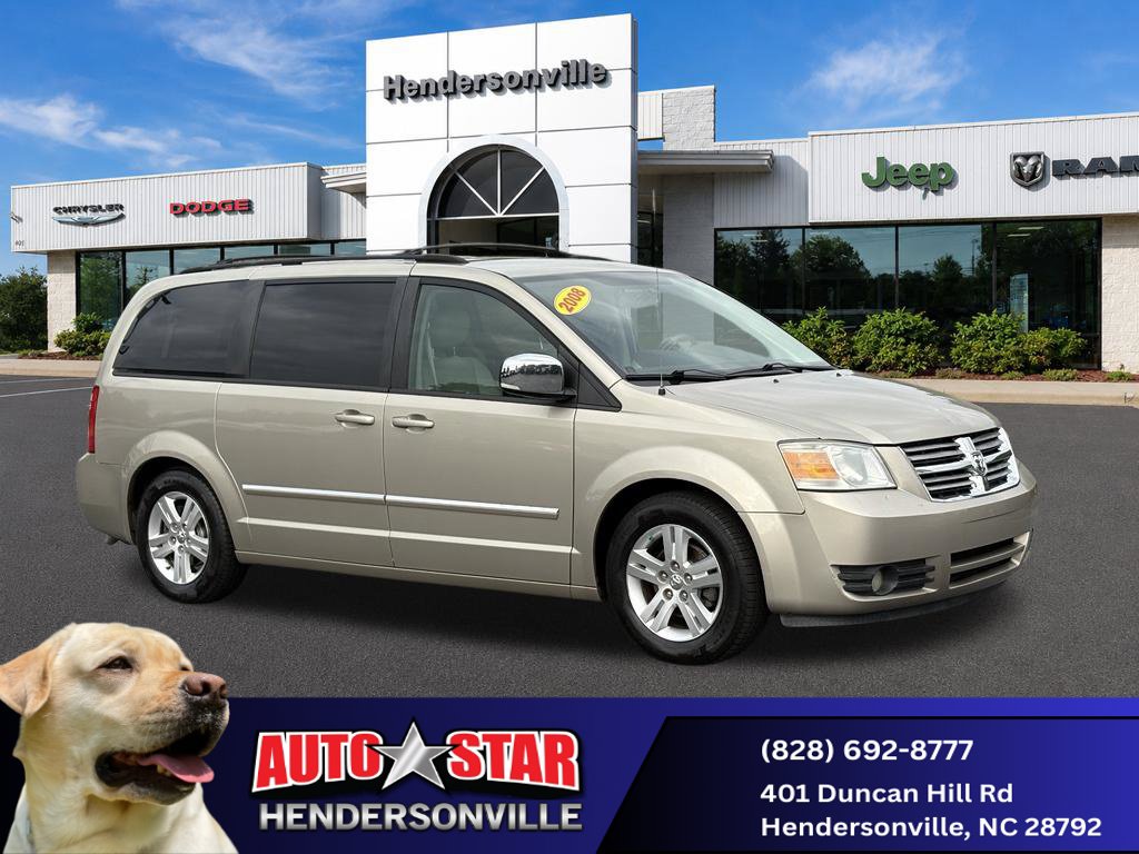 Light Sandstone Metallic Clearcoat 2008 Dodge Grand Caravan Minivan Front-Wheel Drive 6-Speed Automatic
