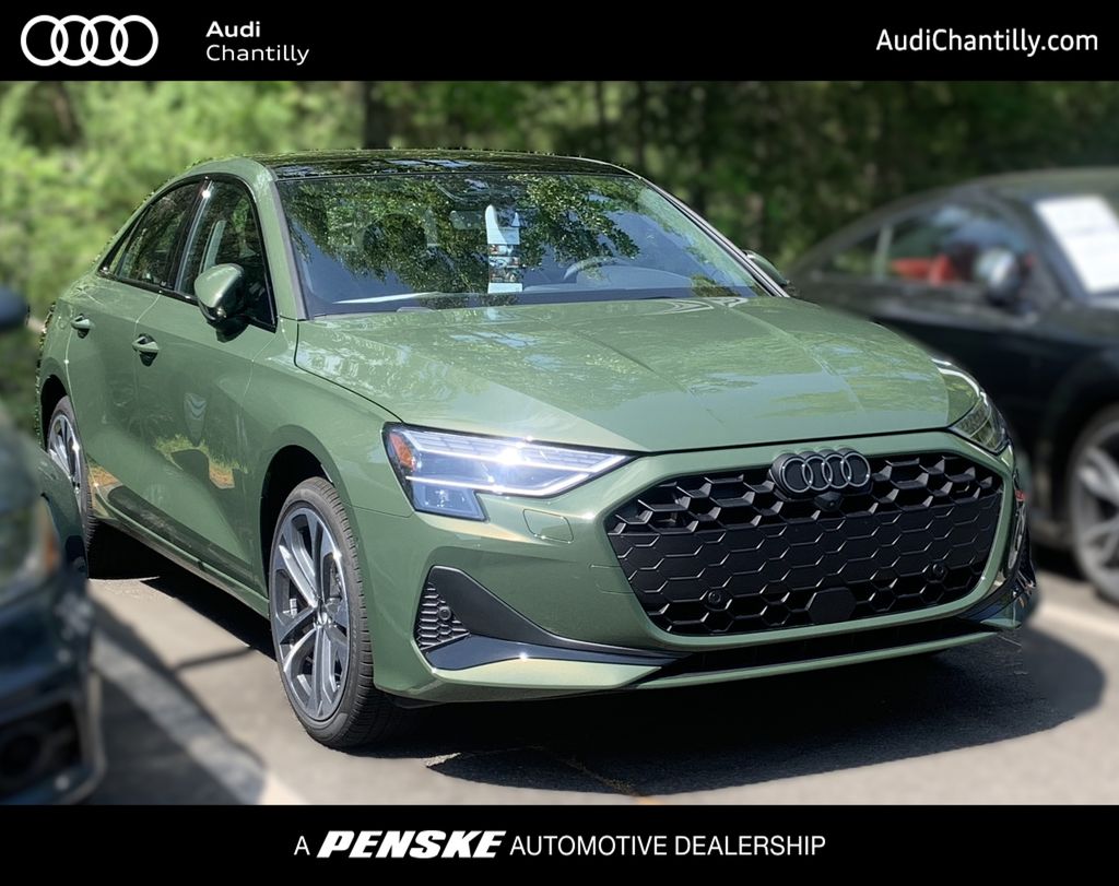 District Green Metallic 2026 Audi A3 quattro Premium Plus 40 TFSI Sedan All-Wheel Drive 7-Speed Automatic