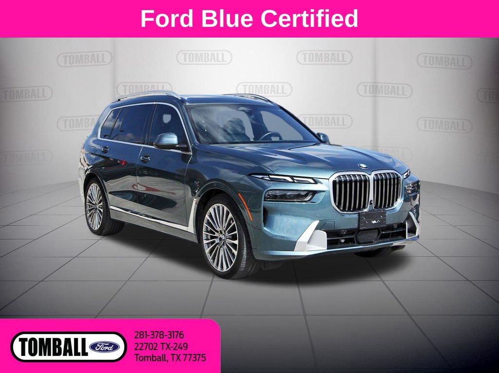 Blue Ridge Mountain Metallic 2024 BMW X7 SUV / Crossover All-Wheel Drive 8-Speed Automatic