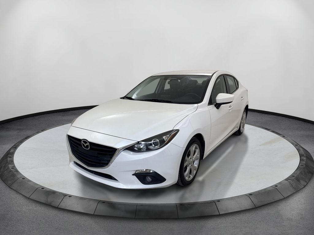 Snowflake White Pearl Mica 2015 Mazda MAZDA3 Sedan Front-Wheel Drive 6-Speed Automatic