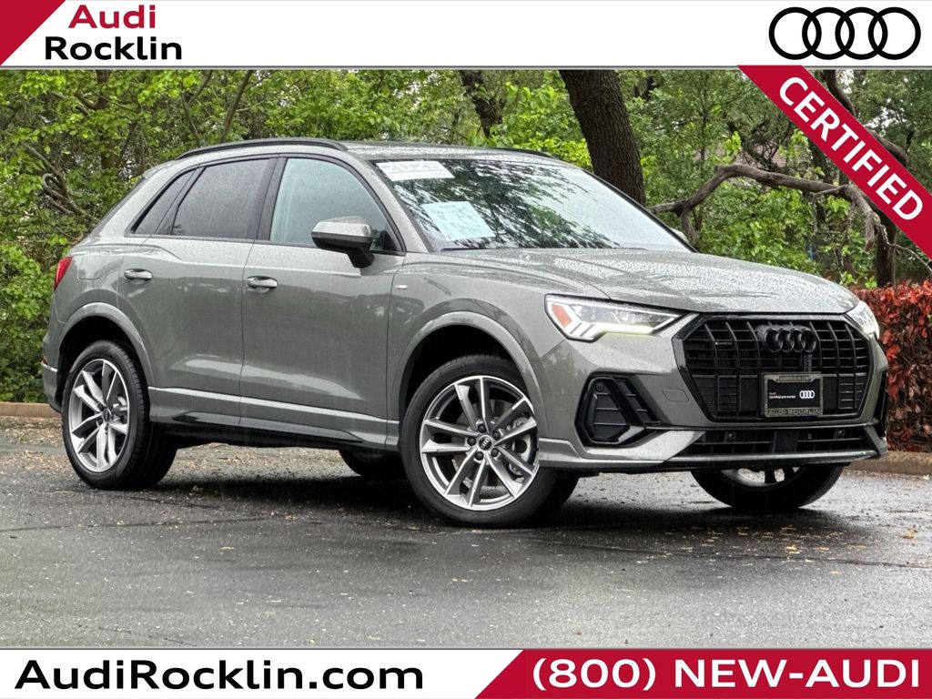Gray Metallic 2025 Audi Q3 quattro Premium S Line 45 TFSI SUV / Crossover All-Wheel Drive 8-Speed Automatic