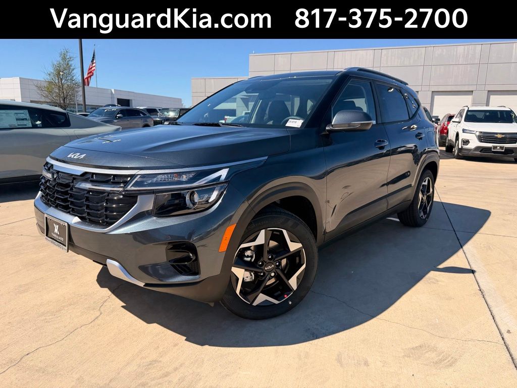 Gravity Gray 2026 Kia Seltos S FWD SUV / Crossover Front-Wheel Drive Continuously Variable Transmission