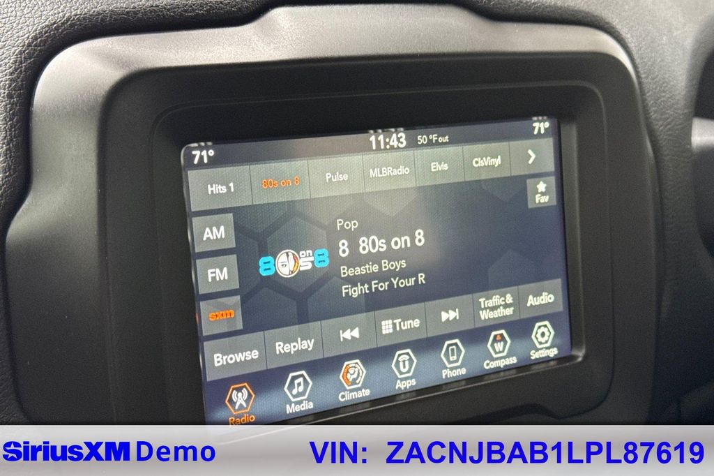 used 2020 Jeep Renegade car, priced at $17,919