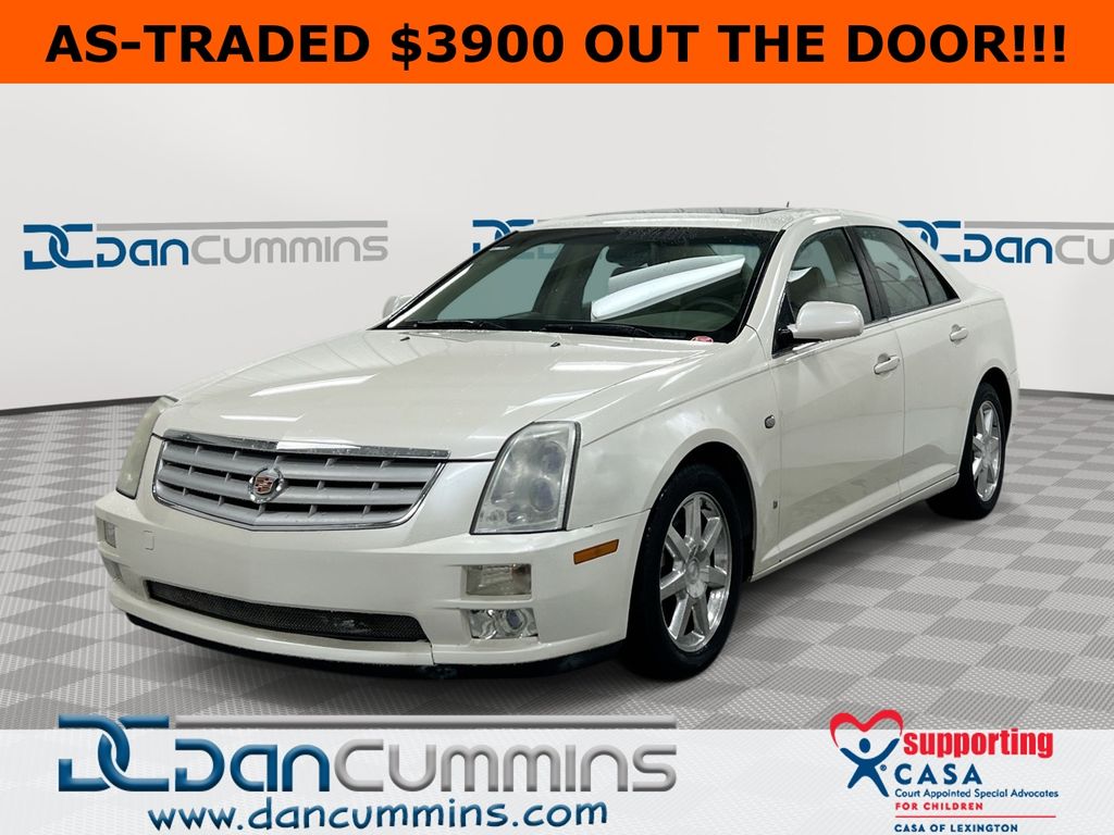 Diamond White 2006 Cadillac STS V6 RWD Sedan Rear-Wheel Drive 5-Speed Automatic