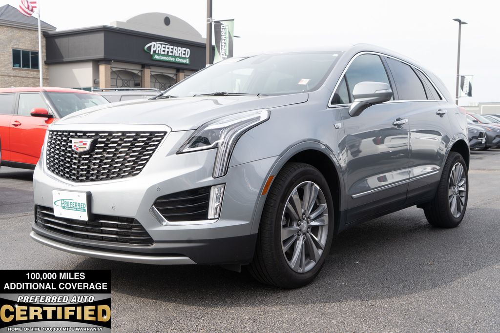 Argent Silver Metallic 2024 Cadillac XT5 SUV / Crossover Four-Wheel Drive 9-Speed Automatic