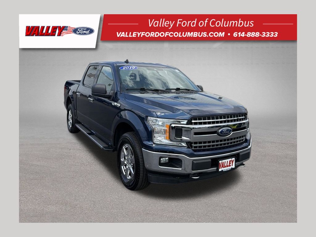 Blue Jeans Metallic 2019 Ford F-150 Pickup Truck Four-Wheel Drive Automatic