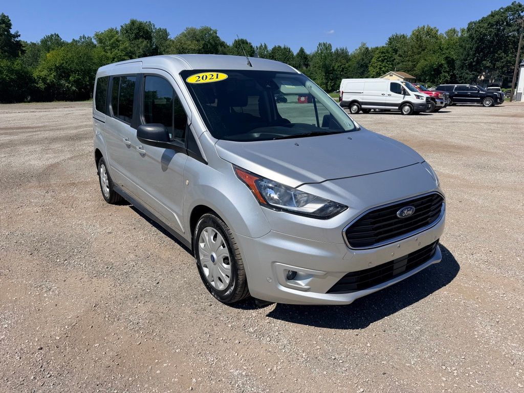 Silver 2021 Ford Transit Connect Van Front-Wheel Drive 8-Speed Automatic