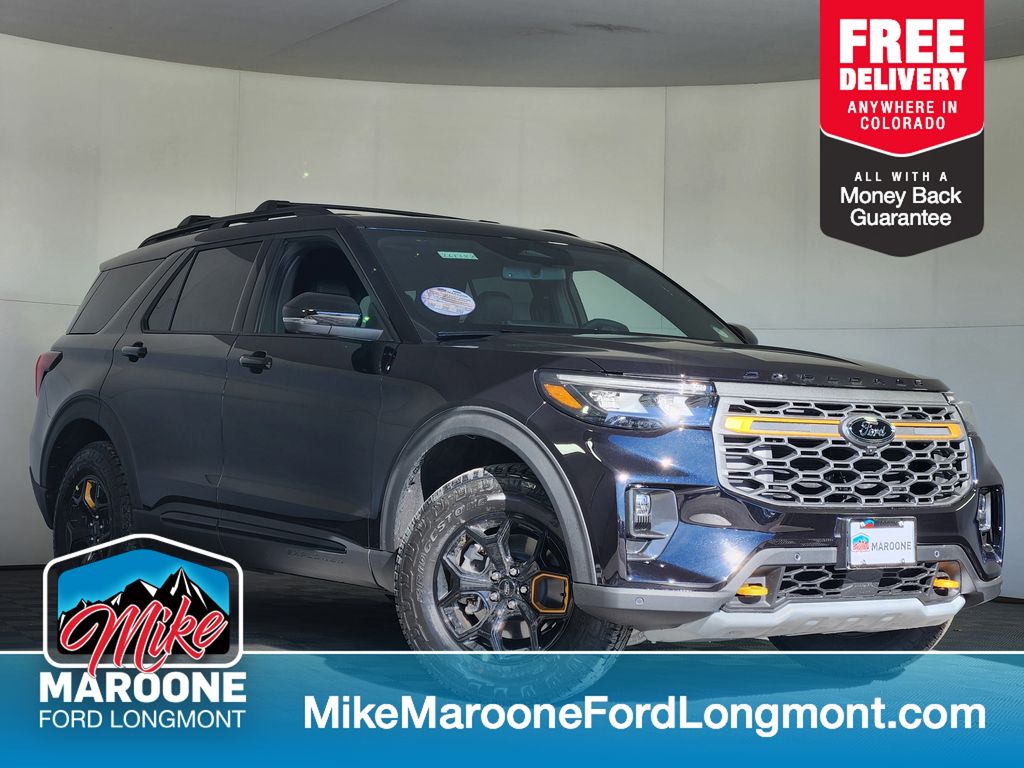 Agate Black Metallic 2026 Ford Explorer SUV / Crossover All-Wheel Drive Automatic