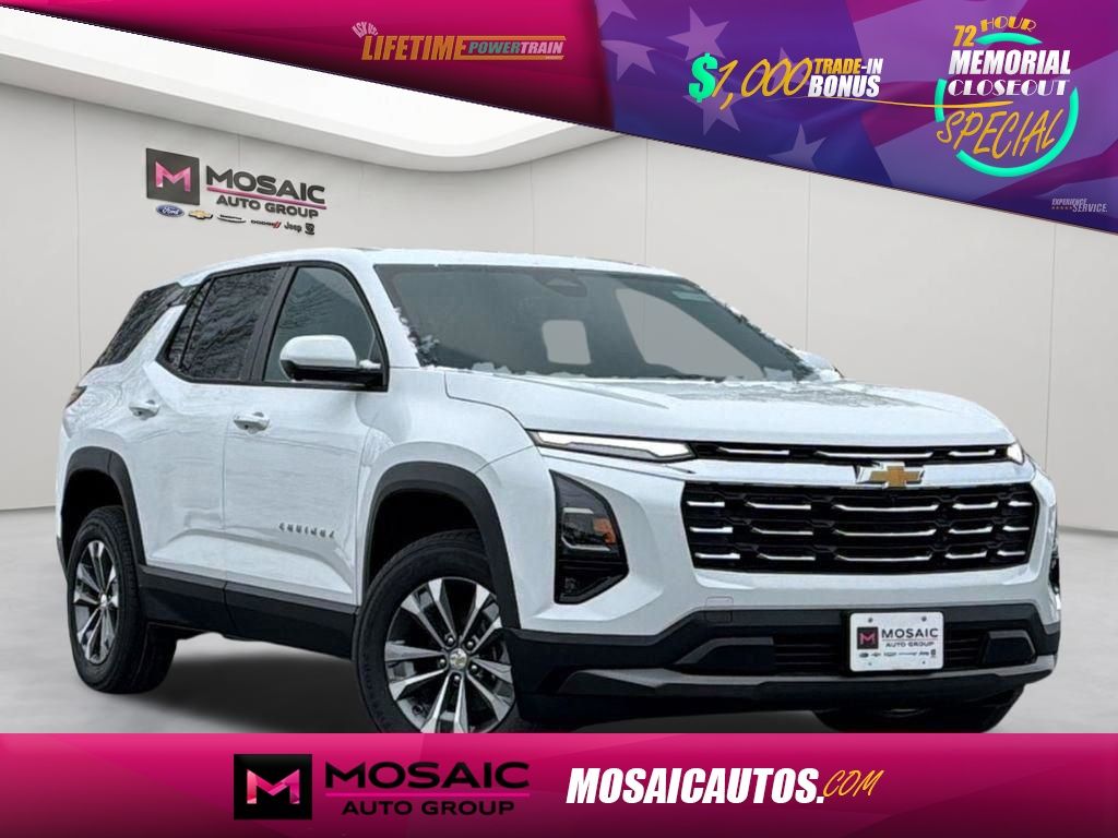 Summit White 2026 Chevrolet Equinox LT FWD SUV / Crossover Front-Wheel Drive Continuously Variable Transmission