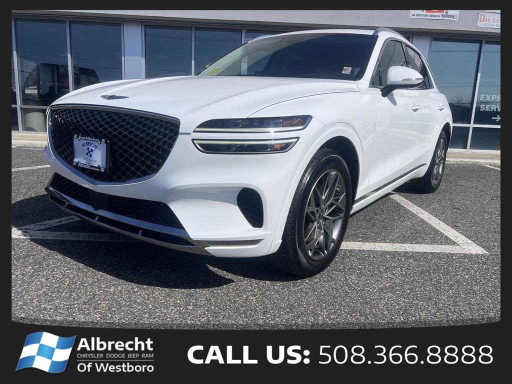 Alta White 2022 Genesis GV70 2.5T AWD SUV / Crossover All-Wheel Drive 8-Speed Automatic