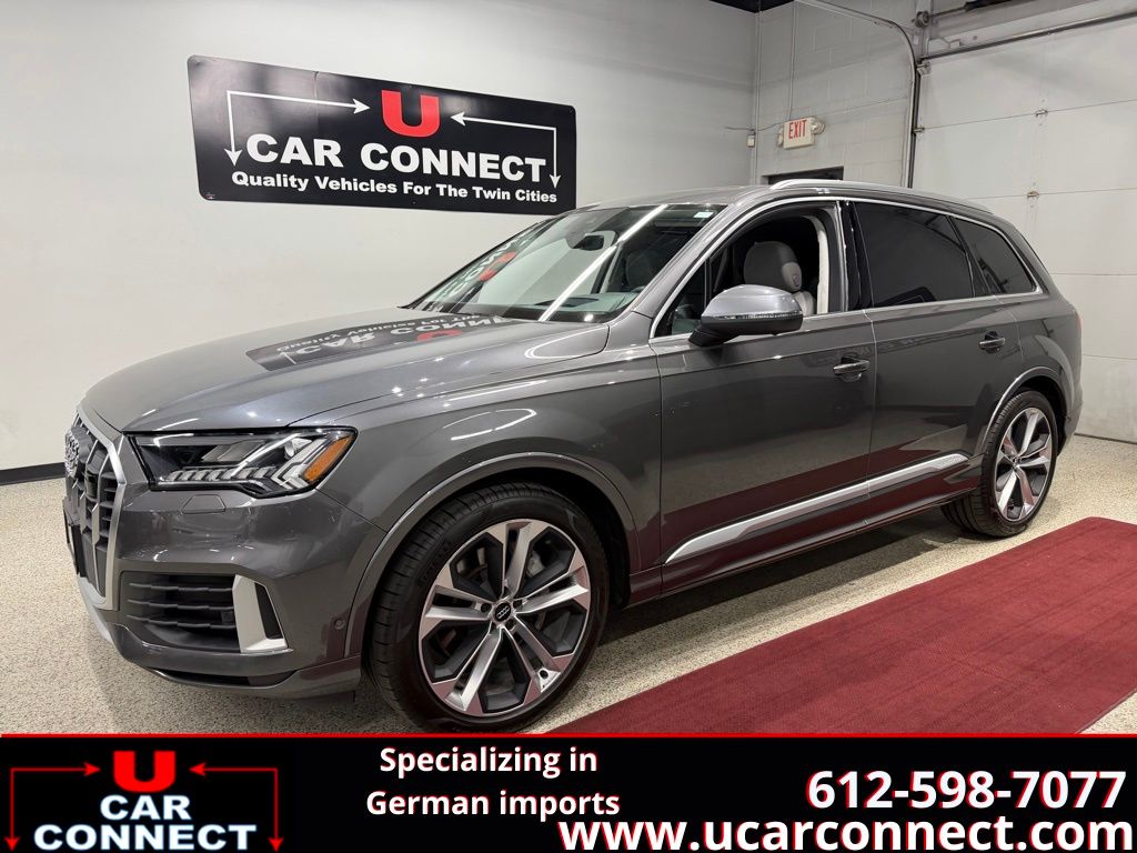 Gray 2020 Audi Q7 SUV / Crossover All-Wheel Drive 8-Speed Automatic