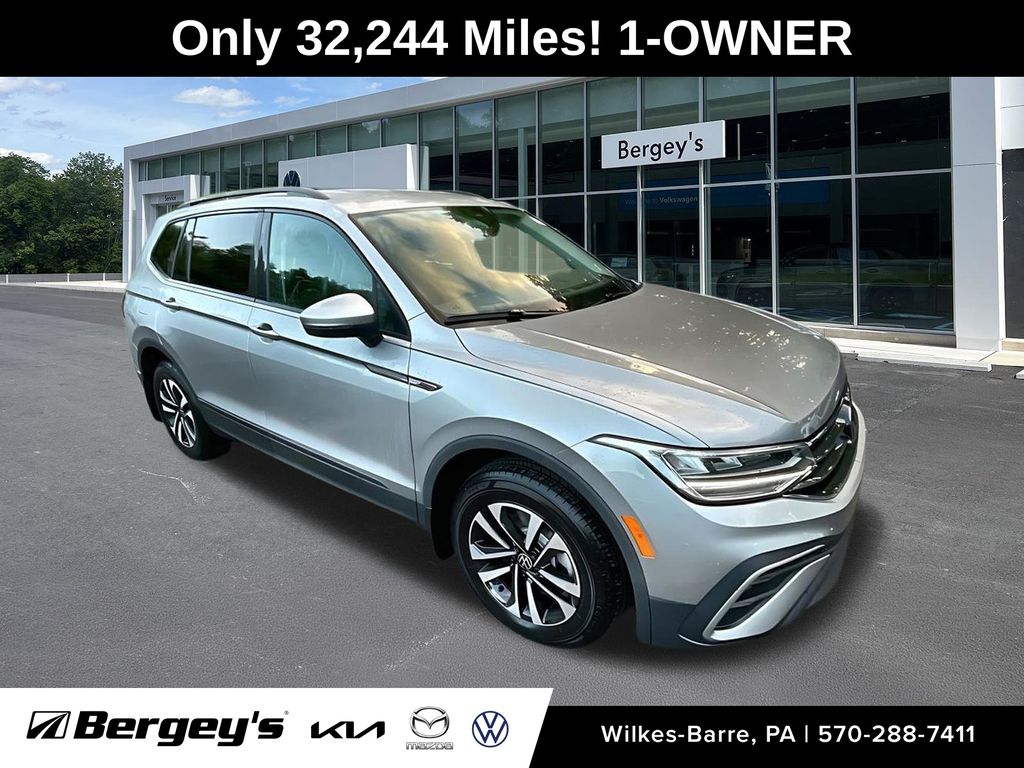 Silver 2024 Volkswagen Tiguan SUV / Crossover All-Wheel Drive 8-Speed Automatic