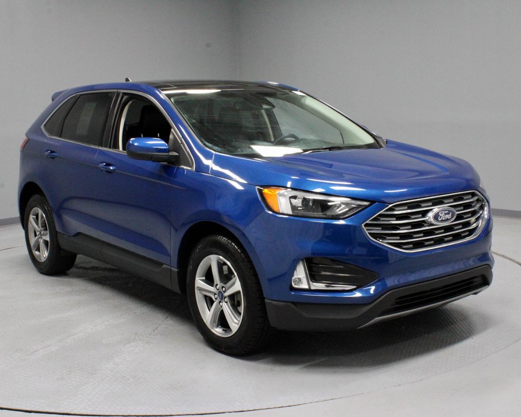 Atlas Blue Metallic 2022 Ford Edge SUV / Crossover All-Wheel Drive 8-Speed Automatic