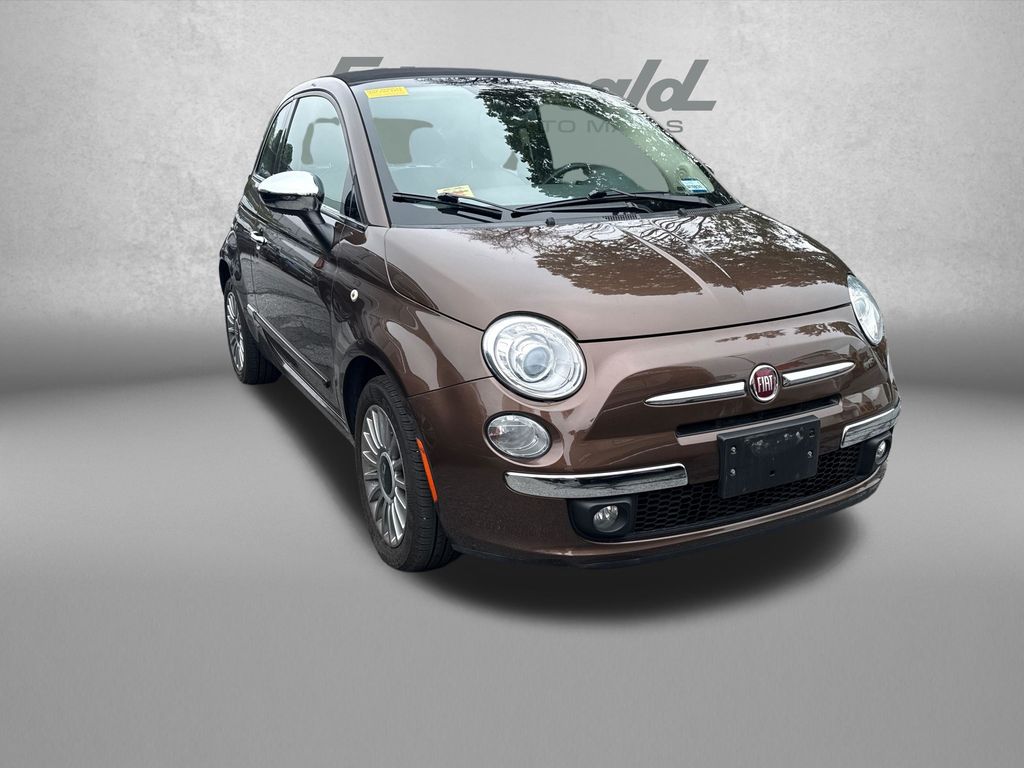 Brown (Espresso) 2012 FIAT 500 Convertible Front-Wheel Drive 6-Speed Automatic