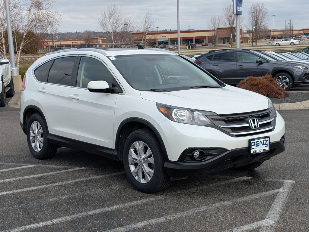 White Diamond Pearl 2013 Honda CR-V EX-L FWD SUV / Crossover Front-Wheel Drive 5-Speed Automatic