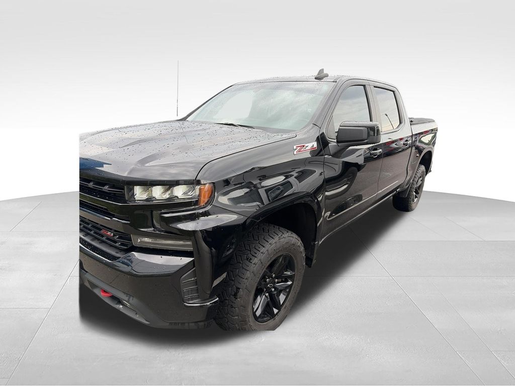 Black 2020 Chevrolet Silverado 1500 Pickup Truck Four-Wheel Drive Automatic