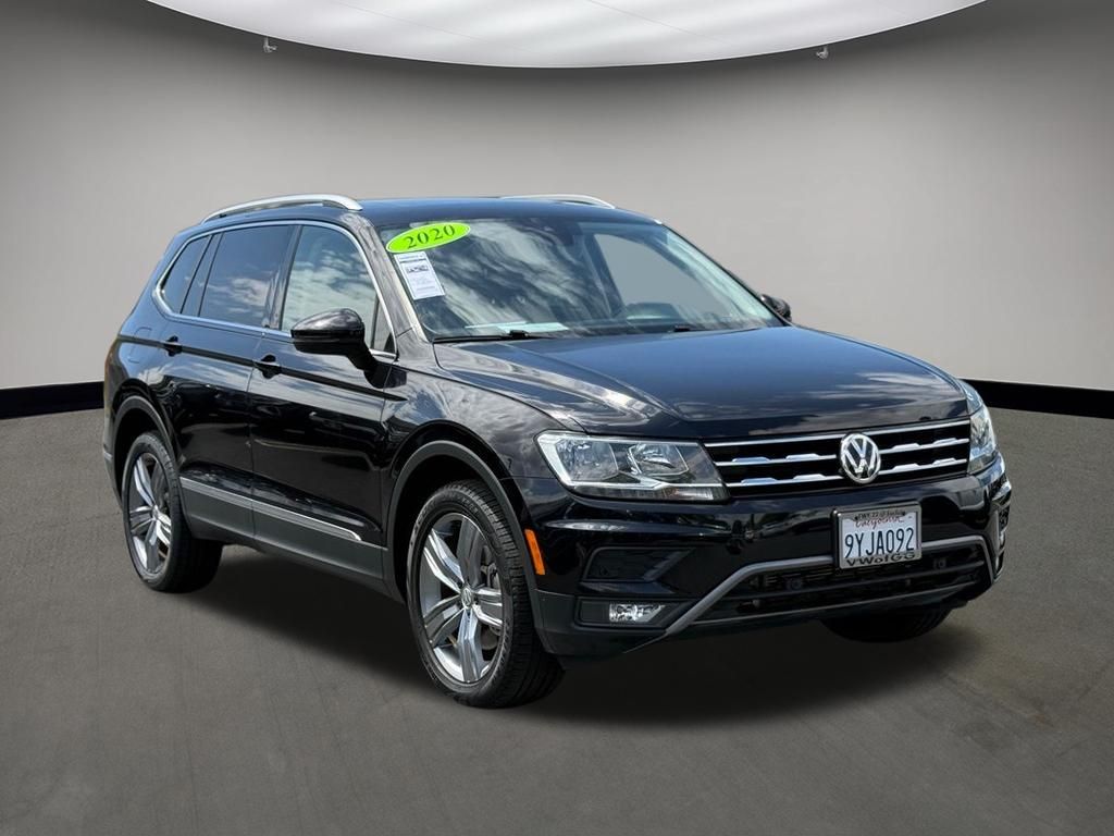 Deep Black 2020 Volkswagen Tiguan SEL FWD SUV / Crossover Front-Wheel Drive 8-Speed Automatic