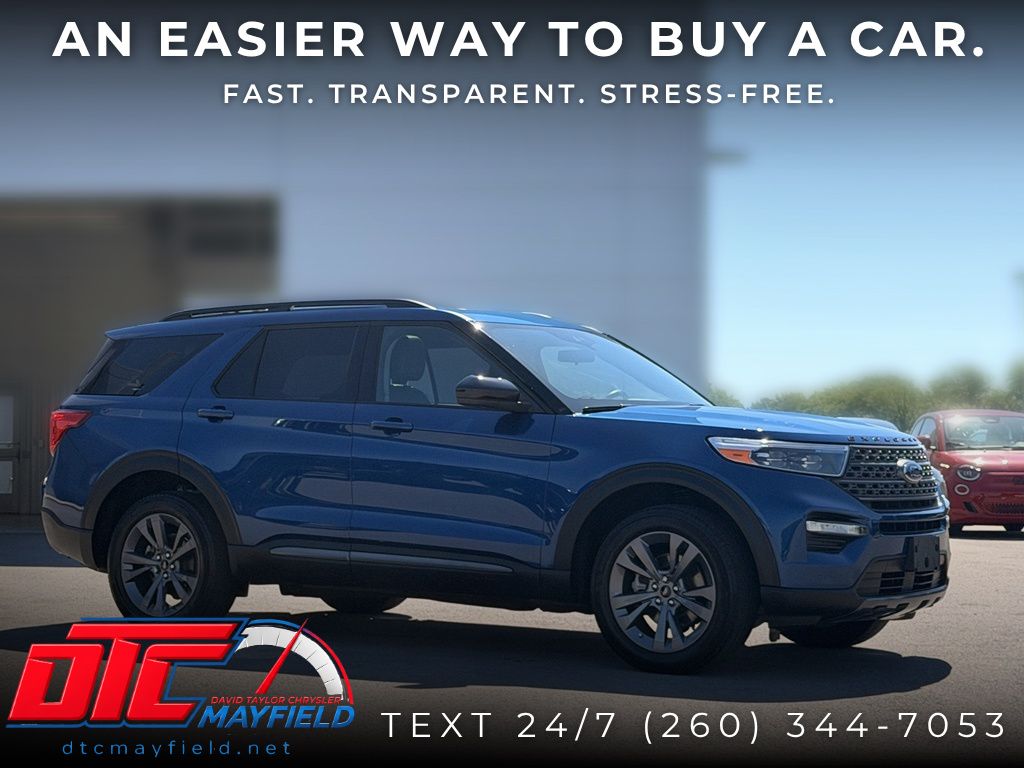 Blue Metallic 2023 Ford Explorer SUV / Crossover All-Wheel Drive Automatic