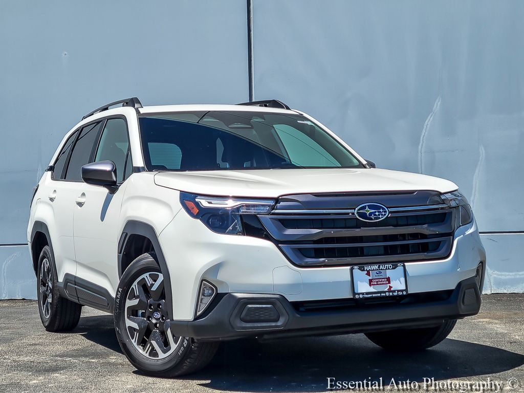 Crystal White Pearl 2026 Subaru Forester SUV / Crossover All-Wheel Drive Continuously Variable Transmission