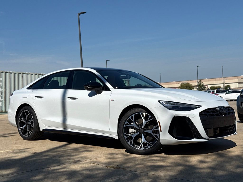 Glacier White 2026 Audi A6 Sedan All-Wheel Drive 7-Speed Automatic