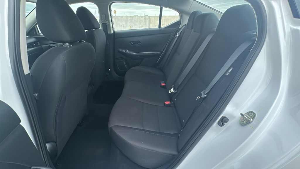 2025 Nissan Sentra S White at Central Houston Nissan