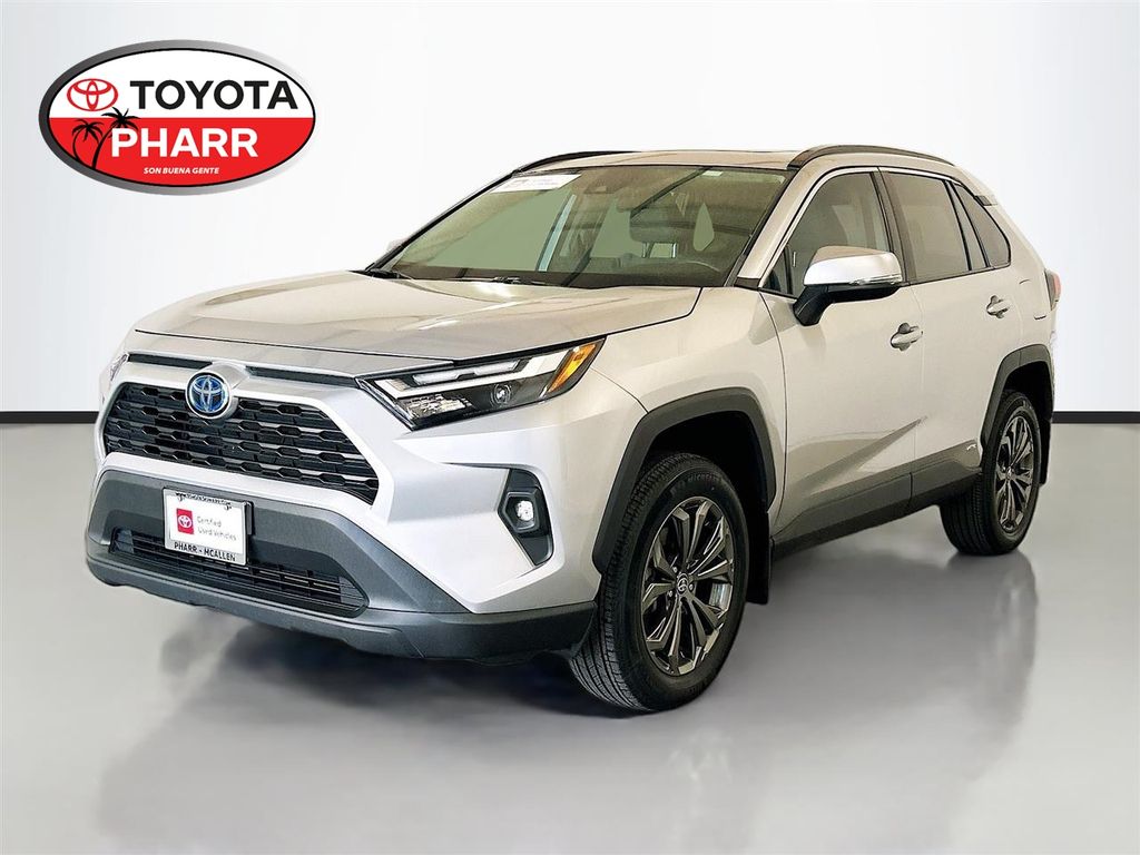 Silver 2022 Toyota RAV4 Hybrid XLE Premium AWD SUV / Crossover All-Wheel Drive Continuously Variable Transmission