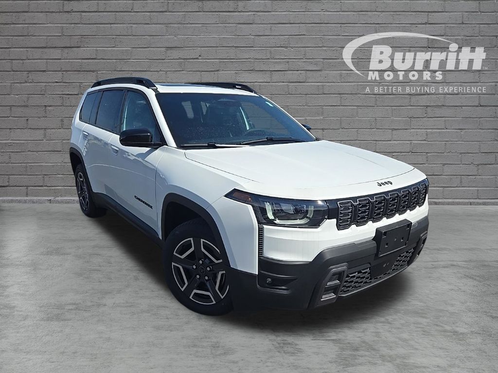 Bright White Clearcoat 2026 Jeep Cherokee SUV / Crossover Four-Wheel Drive Continuously Variable Transmission