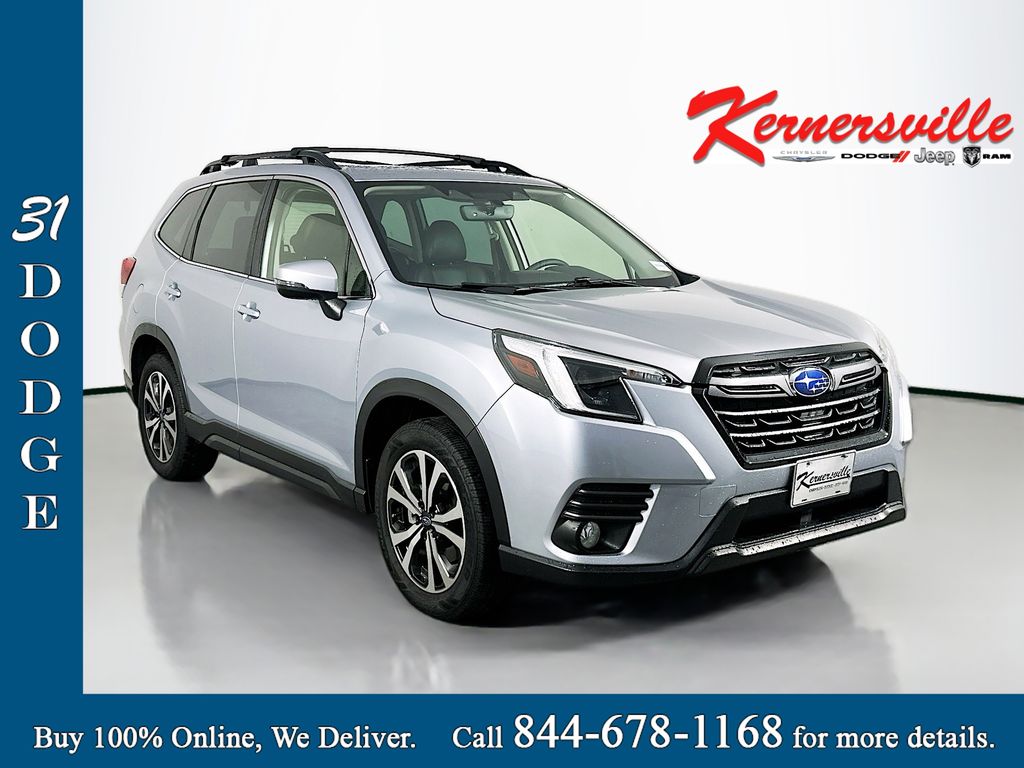 Ice Silver Metallic 2022 Subaru Forester SUV / Crossover All-Wheel Drive Continuously Variable Transmission