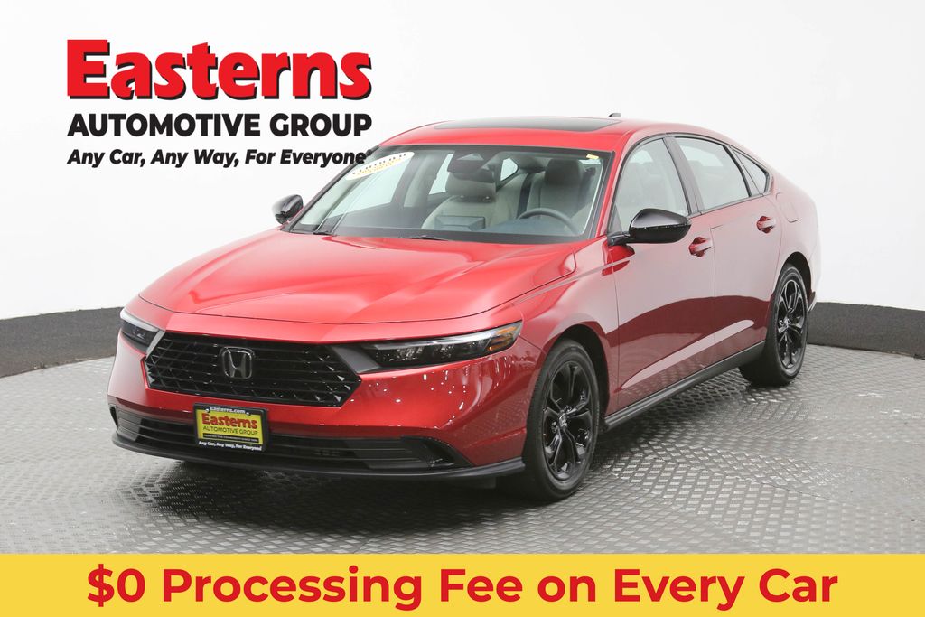 Red 2025 Honda Accord SE FWD Sedan Front-Wheel Drive Continuously Variable Transmission
