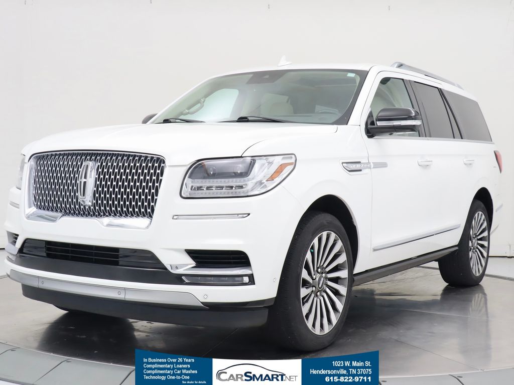 Pristine White 2021 Lincoln Navigator Reserve RWD SUV / Crossover 4X2 Automatic