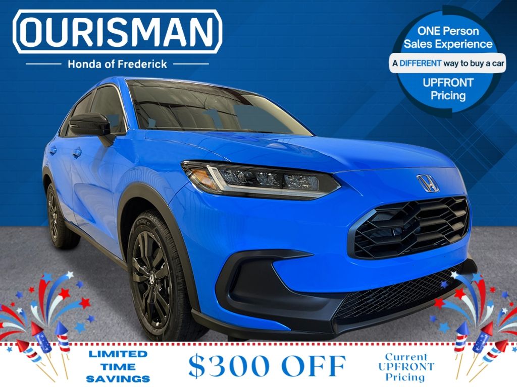 Boost Blue Pearl 2026 Honda HR-V SUV / Crossover All-Wheel Drive Continuously Variable Transmission