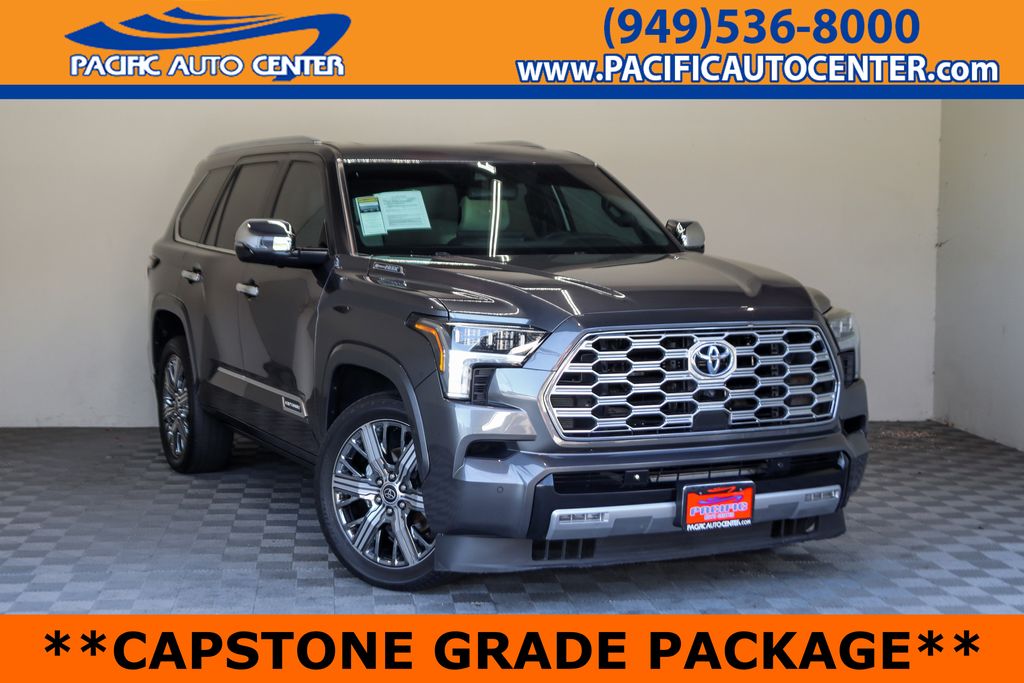 Magnetic Gray Metallic 2024 Toyota Sequoia Capstone 4WD SUV / Crossover Four-Wheel Drive Automatic