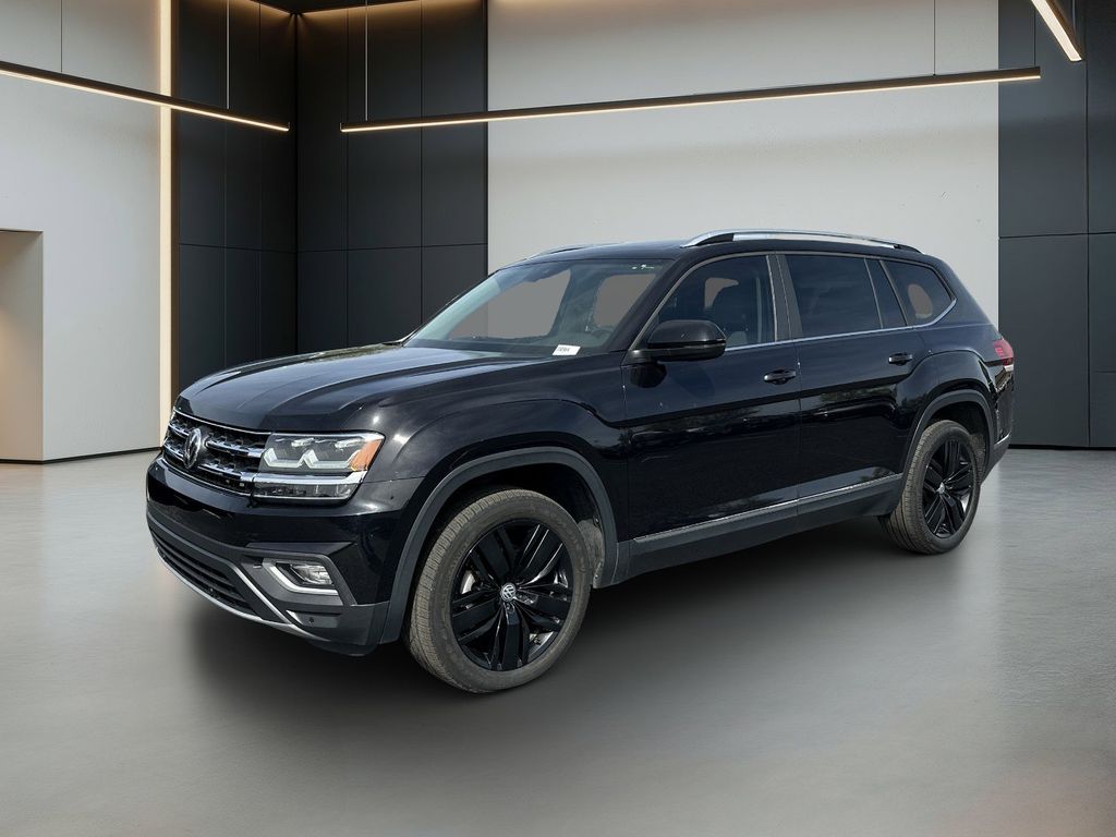 Deep Black 2018 Volkswagen Atlas 2.0T SEL SUV / Crossover Front-Wheel Drive 8-Speed Automatic