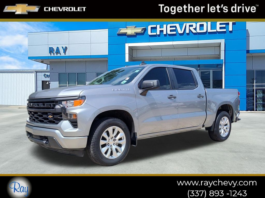 Sterling Gray Metallic 2024 Chevrolet Silverado 1500 Pickup Truck 4X2 8-Speed Automatic