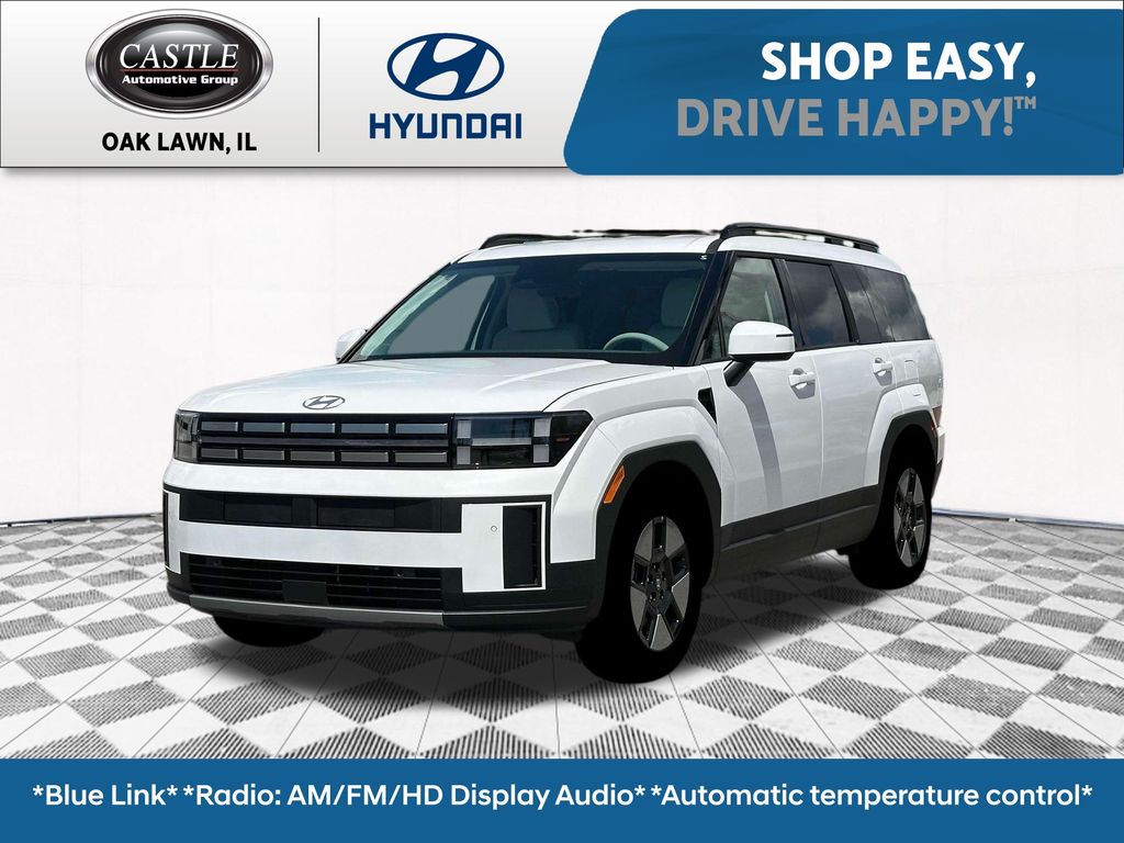 Serenity White 2026 Hyundai Santa Fe Hybrid SUV / Crossover All-Wheel Drive 6-Speed Automatic