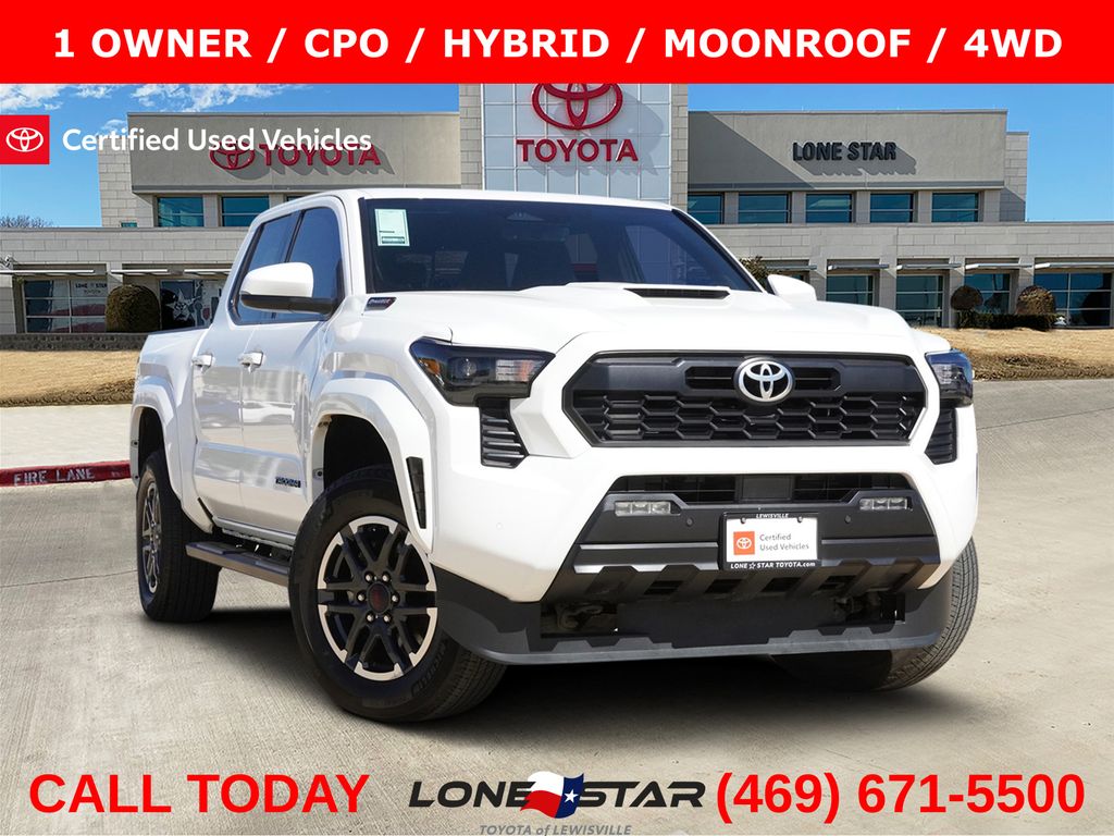 Ice Cap 2024 Toyota Tacoma TRD Off-Road Double Cab 4WD Pickup Truck Four-Wheel Drive 8-Speed Automatic