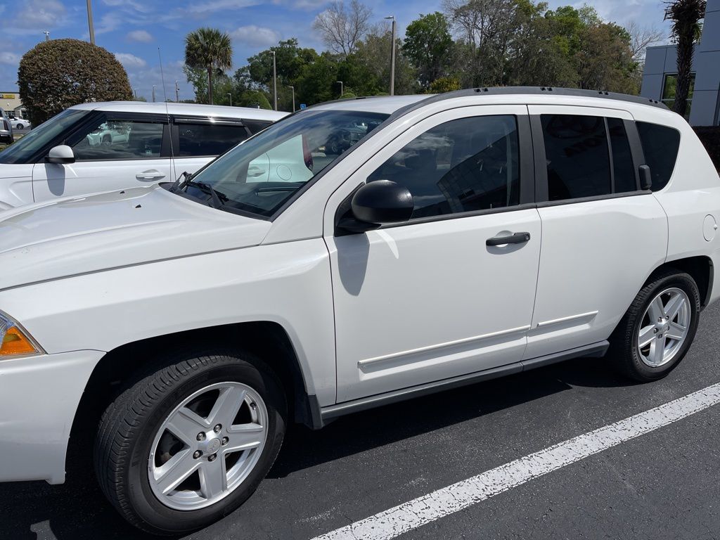 Stone White Clearcoat 2008 Jeep Compass Sport SUV / Crossover Front-Wheel Drive Continuously Variable Transmission