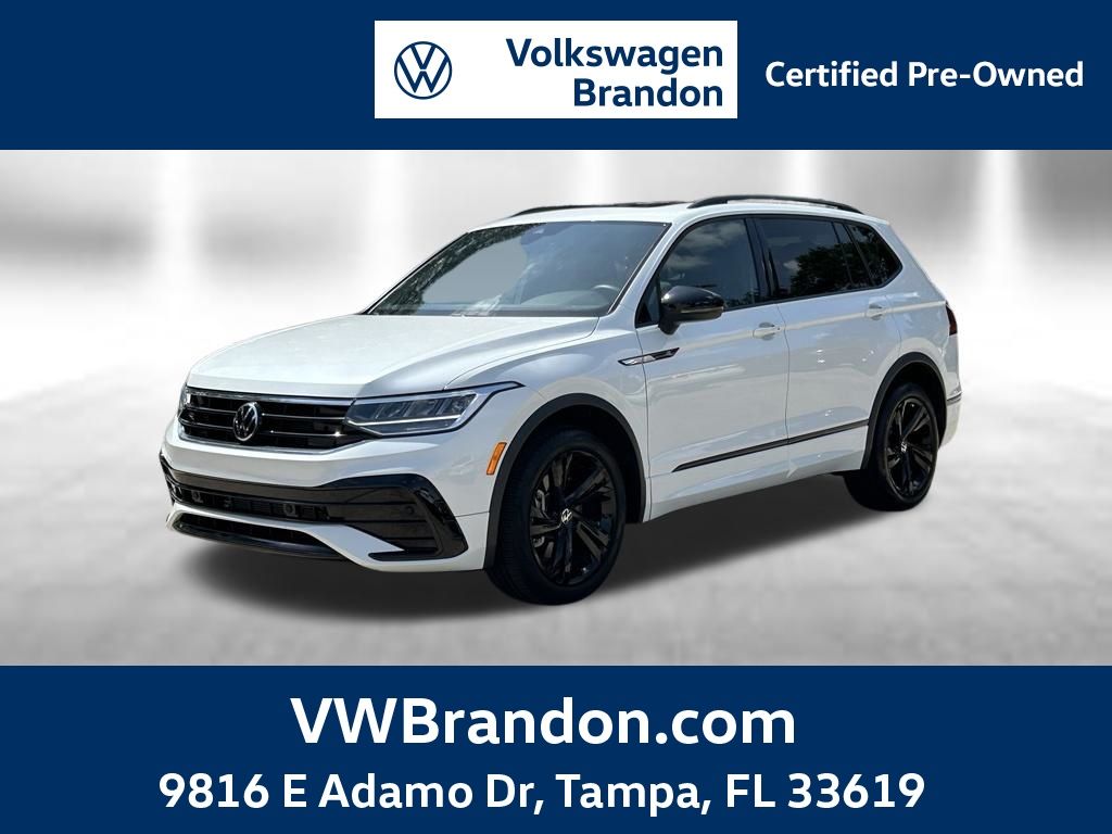 Opal White 2023 Volkswagen Tiguan SUV / Crossover Front-Wheel Drive 8-Speed Automatic