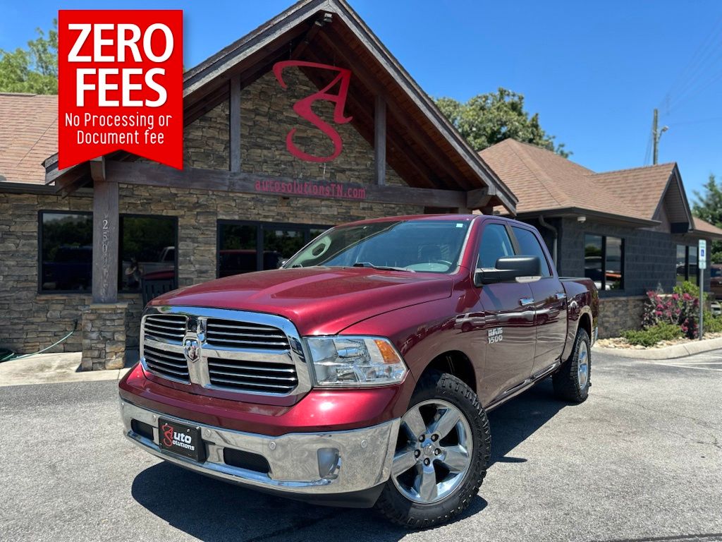 Delmonico Red Pearlcoat 2016 RAM 1500 Pickup Truck Four-Wheel Drive 8-Speed Automatic