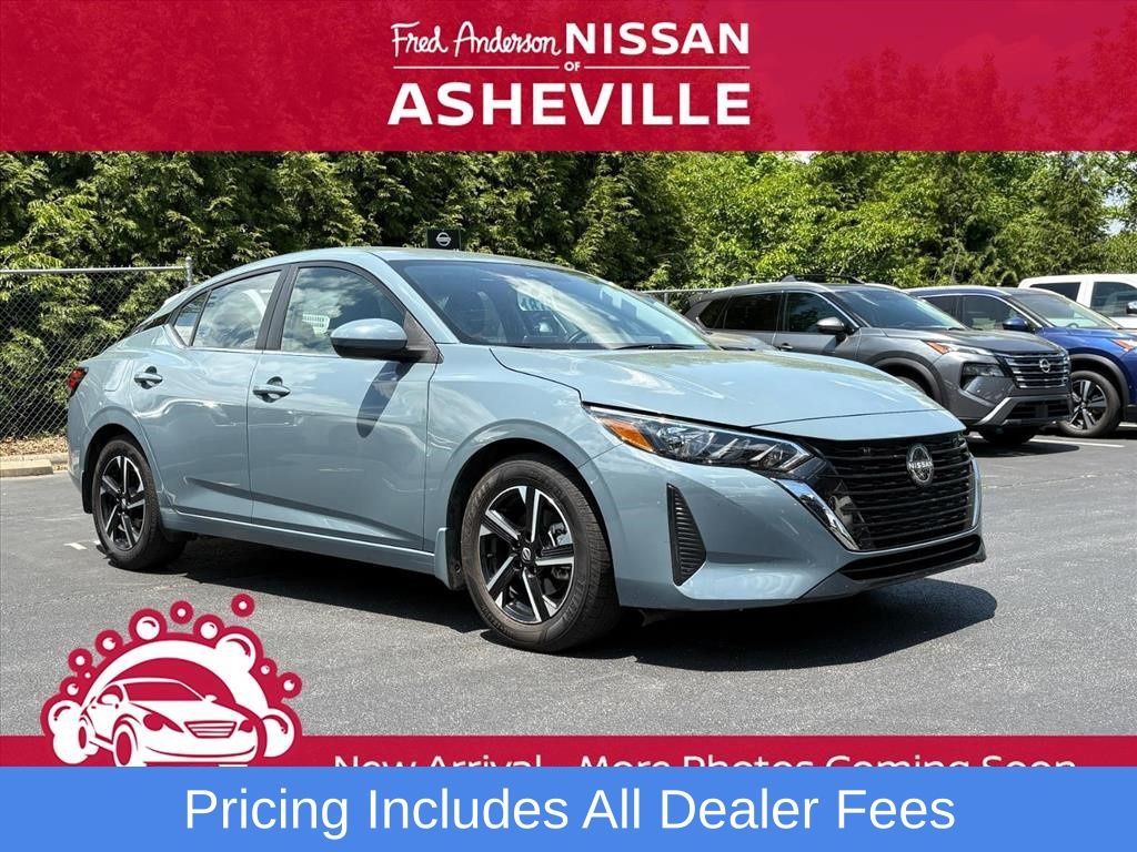 Atlantic Gray Metallic 2025 Nissan Sentra SV FWD Sedan Front-Wheel Drive Continuously Variable Transmission