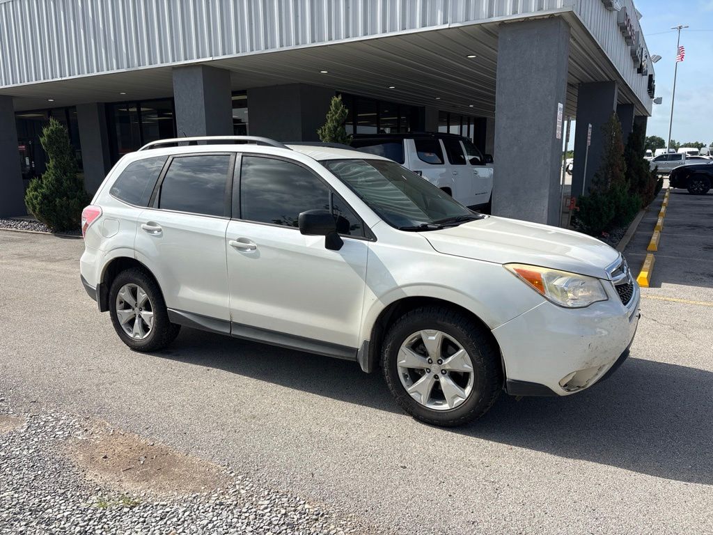 Satin White Pearl 2015 Subaru Forester SUV / Crossover All-Wheel Drive Continuously Variable Transmission