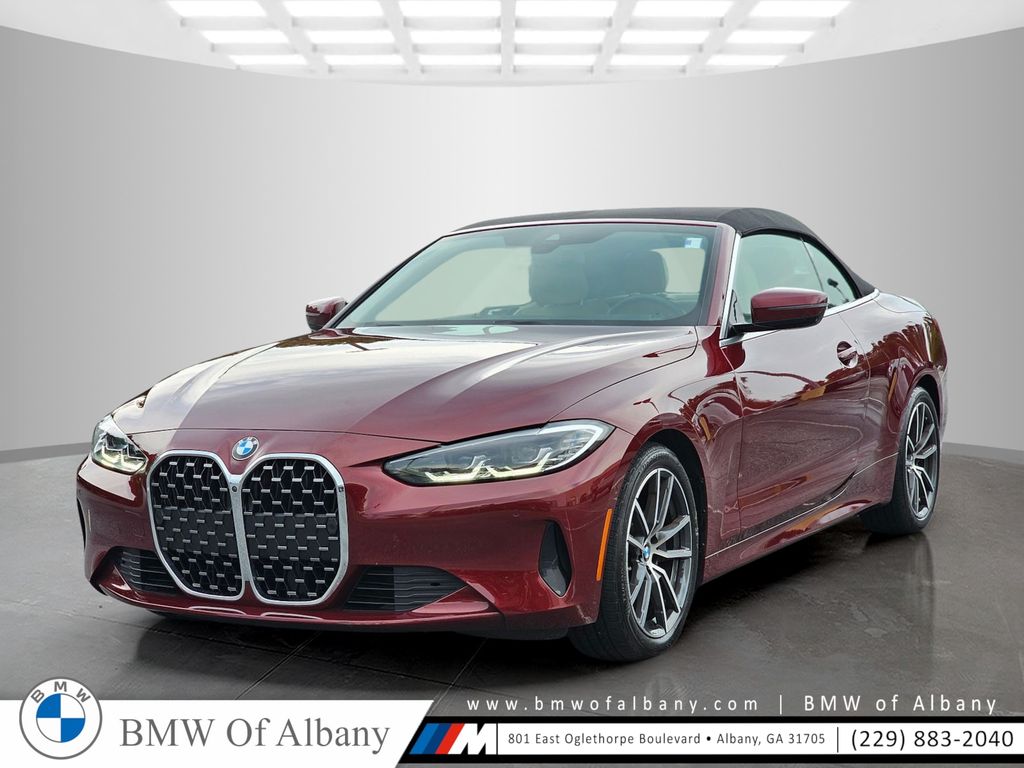 Aventurin Red Metallic 2024 BMW 4 Series Convertible Rear-Wheel Drive 8-Speed Automatic