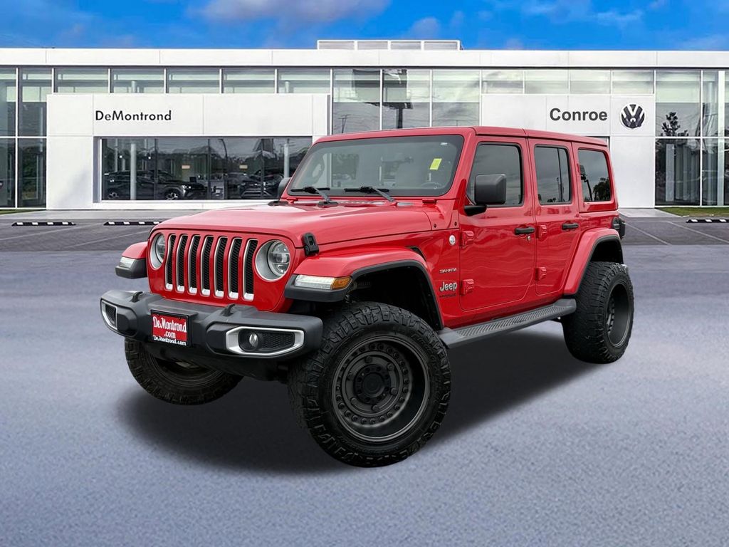 2018 Jeep Wrangler Unlimited Sahara Red at Joe Myers Mazda Kia
