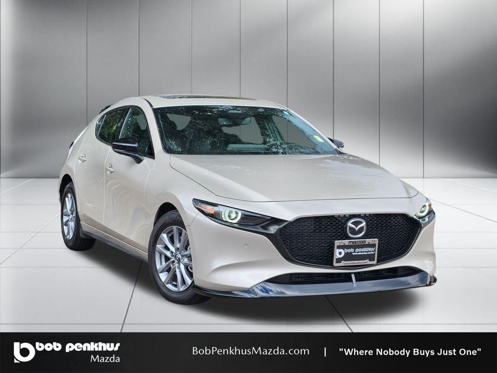 Gray (Platinum Quartz Metallic) 2026 Mazda MAZDA3 Hatchback All-Wheel Drive 6-Speed Automatic