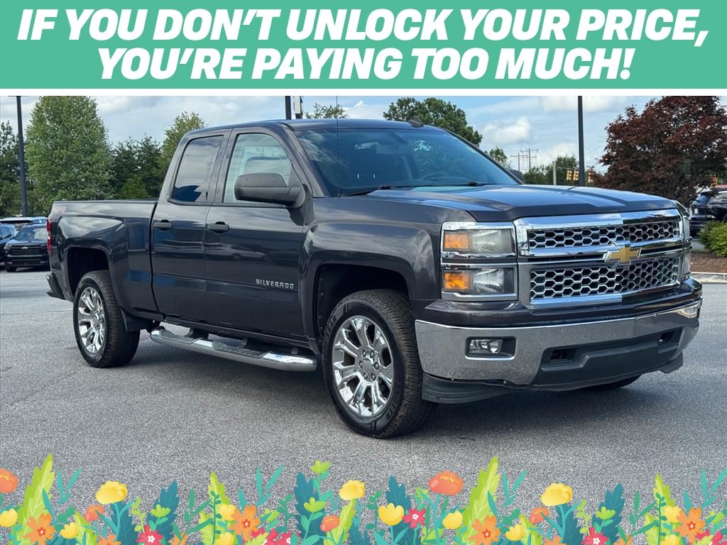 Gray (Tungsten Metallic) 2014 Chevrolet Silverado 1500 Pickup Truck Four-Wheel Drive 6-Speed Automatic Overdrive