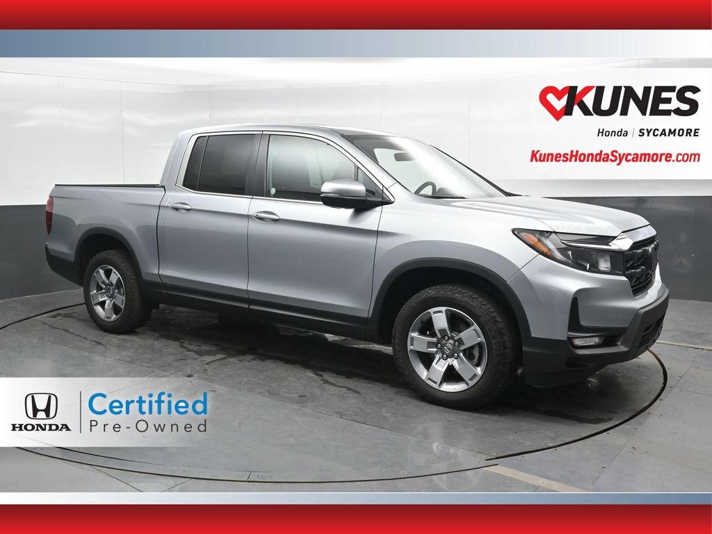 Solar Silver Metallic 2025 Honda Ridgeline RTL AWD Pickup Truck All-Wheel Drive 9-Speed Automatic