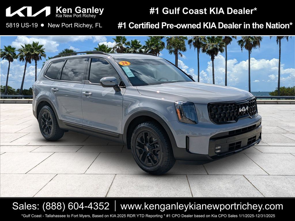 Wolf Gray 2024 Kia Telluride SUV / Crossover All-Wheel Drive 8-Speed Automatic